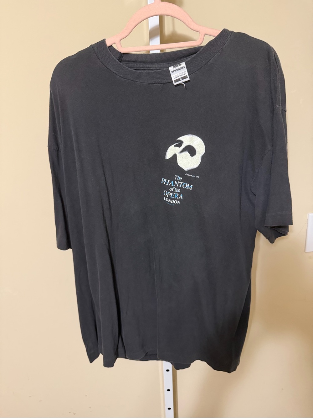 VINTAGE 1988 The Phantom of the Opera London Shirt